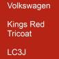 Preview: Volkswagen, Kings Red Tricoat, LC3J.